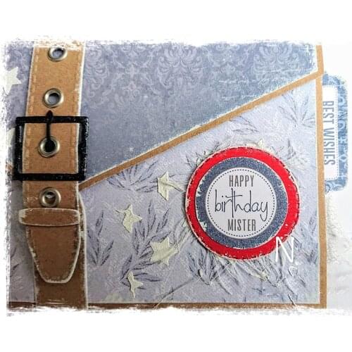 JMCRAFT Belt Hoops And Buckles Metal Cutting Dies DIY Scrapbook Handmade Paper Craft Metal Steel Template Dies