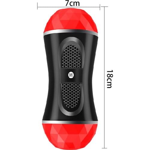 Masturbator Sex Toy For Men Masturbtion Cup Blowjob Toy Glans Trainer Doul Heads Realistic Pussy Mouth Masturbation Cup Sex Shop