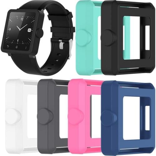 EiEuuk Soft Silicone Shock-proof and Shatter-resistant Sleeve Band Cover Protective Case Pouch for Sony SmartWatch 2 SW2