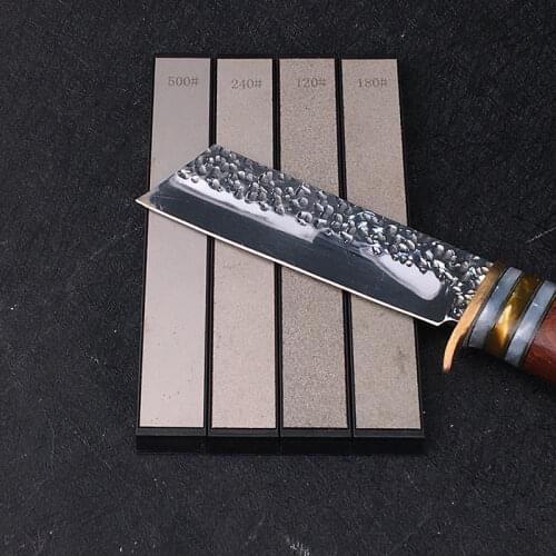 Multifunctional Sharpening stone set 4pcs Diamond knife sharpener 400~1500 grit Grinding tools oilstone kitchen gadgets Sharpen