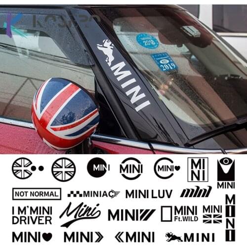 Car Exterior Window Door Stickers Decal For BNW Mini One Cooper S JCW F54 F55 F56 F60 R55 R56 R60 R61 Countryman Car Accessories