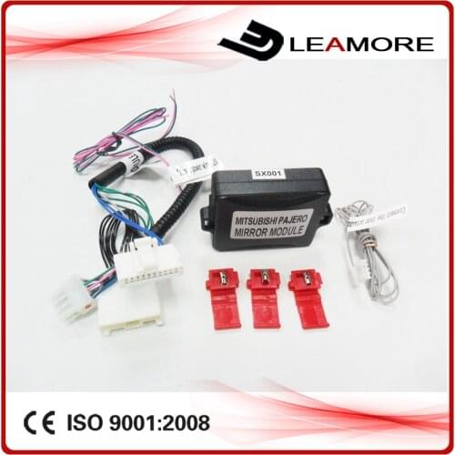 Original car auto mirror folding module for Mitsubishi L200/Pajero DC12V both side mirrors folded/opened Fast &Free shipping