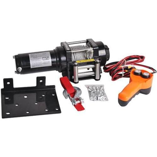 12V/24V beach truck 4000 pounds electric winch beach winch portable winch