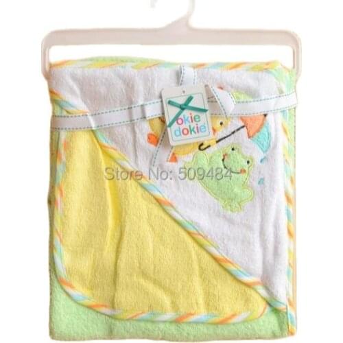 2020 Toalla free Shipping High Quality 76*76cm Childrens Embroidery Bathrobe Infants Towels Baby Kids Bath Towel,baby stuff