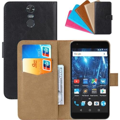Luxury Wallet Case For Highscreen Easy XL Pro PU Leather Retro Flip Cover Magnetic Fashion Cases Strap