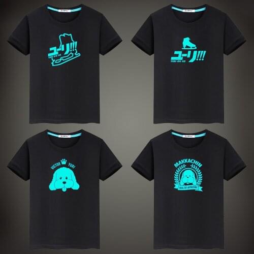 Anime Haikyuu Cool Print Shirt Fluorescent Luminous Kids T shirt Summer Casual Short Sleeve Harajuku Cotton Shirt Tops Unisex