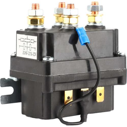 12V 250A Winch Solenoid Relay Contactor Reversing Polarity Contactor for AUT UTV SUV with 3000-5000lbs Winches
