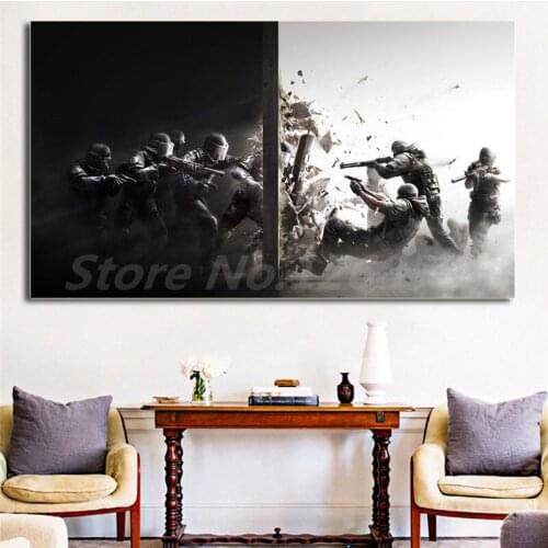 Tom Clancys Rainbow Six Siege HD Wallpapers Canvas Posters Prints Wall Art Painting Decorative Picture Modern Home Decoration