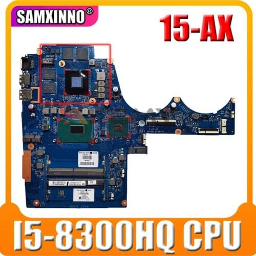 High Quality For HP 15-AX Laptop Motherboard With SR3Z0 I5-8300HQ CPU DAG35NMB8C0 100% Working
