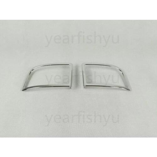 Rear Fog Light Lamp Cover Trim 2pcs For Toyota Land Cruiser 2016 2017