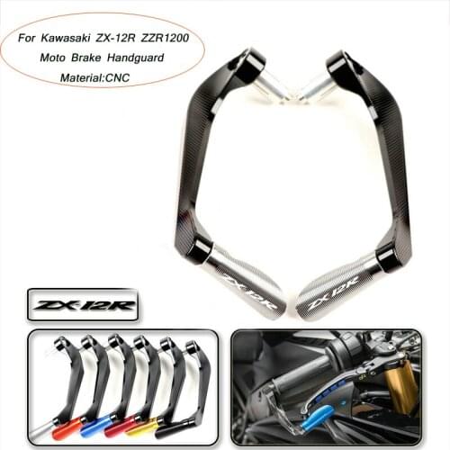 ZX-12R ZZR1200 Motorcycle Brake Handguard Handlebar Protector Guards Escape 7/8" Handlebars For Kawasaki ZX-12R ZZR1200