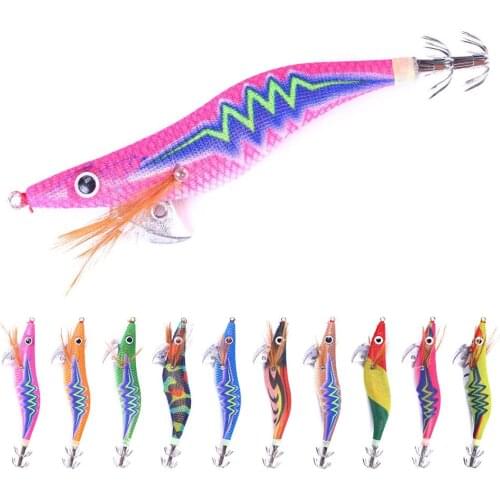 1pcs Shrimp Fishing Lure 2.5# 3.0# 3.5# Minnow Squid Jig Shrimp Bait Carp Bass Pike Fishing