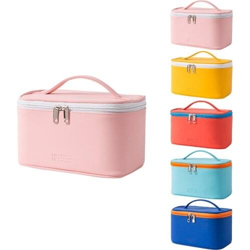 2021 Female Large Capacity Cosmetic Bag Multifunctional For Professinal Women Travel Makeup Case Storage Box Nail Tool Suitcase