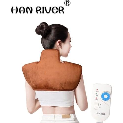 220 v electric heating shoulder neck heat moxibustion cervical shoulder protection waist back warm massager fields