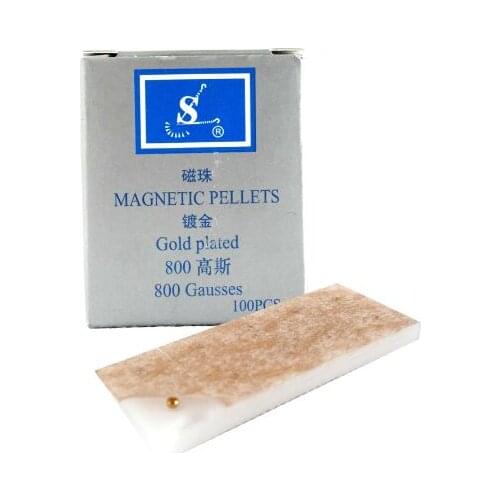 800 gauss quality magnetic pellets ear beads auricular ear beans ear pressed seeds acupoint sticking