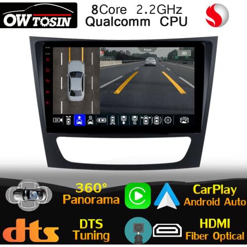 9" IPS Qualcomm 8Core Android For Mercedes Benz CLS Class C219 E Class W211 Car GPS Navi Radio 360 Camera CarPlay HDMI DTS WiFi