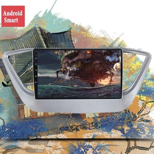 RAM 6GB 2Din Android 10.0 Car Radio Multimedia Video Player GPS Navigation For Hyundai Solaris 2 Verna 2016 2017 2018 2 Din DVD