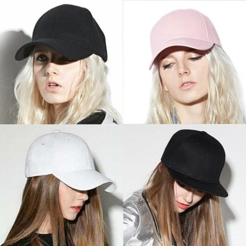 Fashion Cap Women Men Unisex Summer Spring Cotton Solid Baseball Caps Sunproof Hat Hip Pop Couples Hats Outdoor 2018