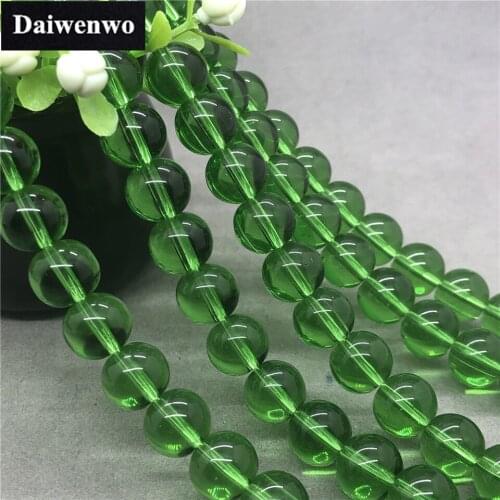 Green Quartz Crystal Beads 4-12mm Diy for Handmade Bracelet Jewelry