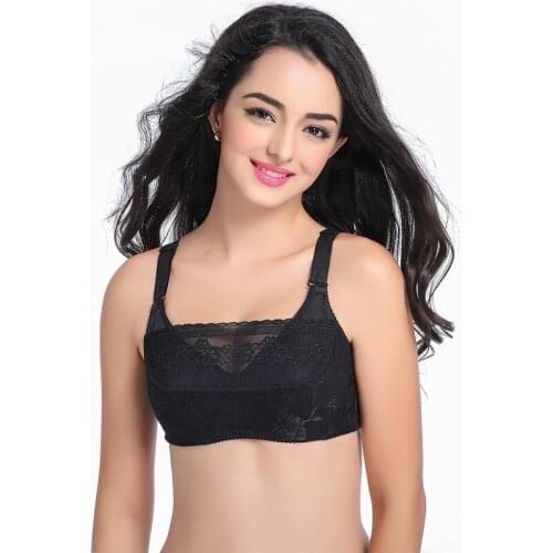 Liz Women Push Up Bra 75-95ABC Silicone Breast Form Bra Designed With Pockets Bra For Artificial Prosthesis Breast Cancer Women