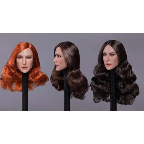 Custom 1/6 Scale Female Head sculpt GC020 A for 12inch Phicen Tbleague JIAOUL DOLL Female Figure Body GACTOYS GC020