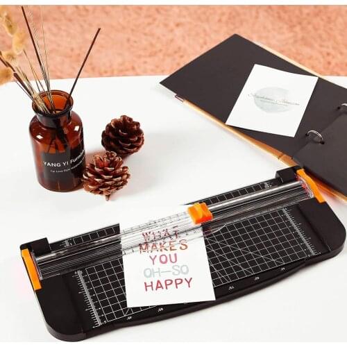 A4 Guillotine Ruler Paper Cutter Trimmer Scrapbooking Tool for Craft Paper Coupon Label Cardstock SCIE999