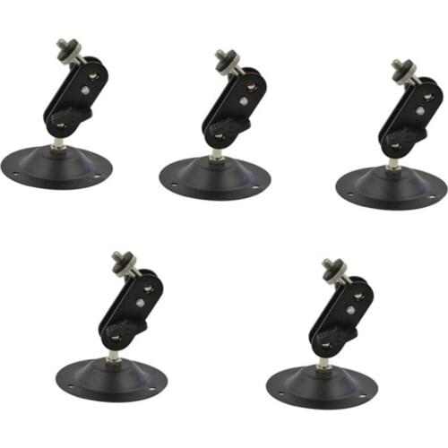 Hot 5PCS Camera Wall Mount Bracket Black Speaker Brackets Projector Stand