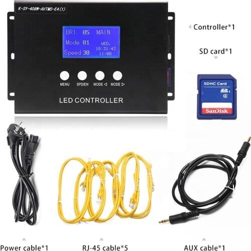 K-SY-408 Pixel Controller TTL & RS-485 x 8 channels Digital Pixel Programmable LED Controller