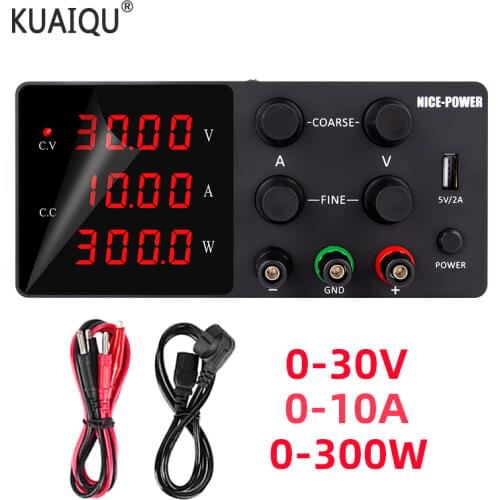 USB 30V 10A Lab Adjustable DC Laboratory Power Supply Adjustable 60V 5A Voltage Regulator Stabilizer Switching Power 110v 220v