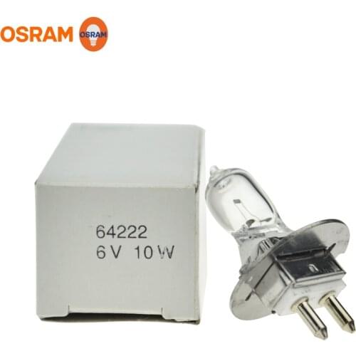 10PCS/LOT 64222 6V 10W bulb,6V10W PG22 halogen lamp, SL-115 ophthalmic slit lamp microscope FREE SHIPPING