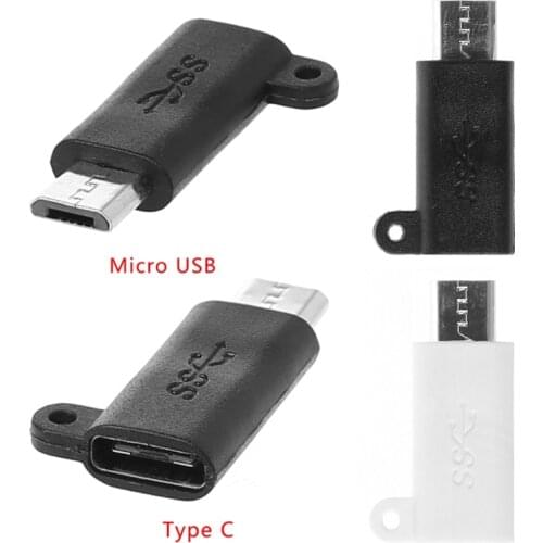 Micro USB 2.0 Type B Male To USB 3.1 Type C Female Data Charge Converter Adapter