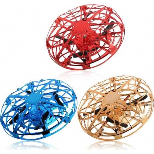 Mini Induction Aircraft UFO Ball Flying Toys Anti-collision LED Suspension Sensing Drone Helicopter Antistress Kids Electric Toy