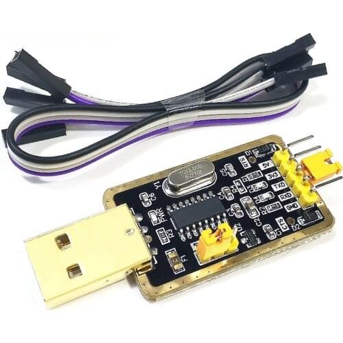 CH340 Module Instead of PL2303 , CH340G RS232 To TTL Module Upgrade USB To Serial Port In Nine Brush Small Plates