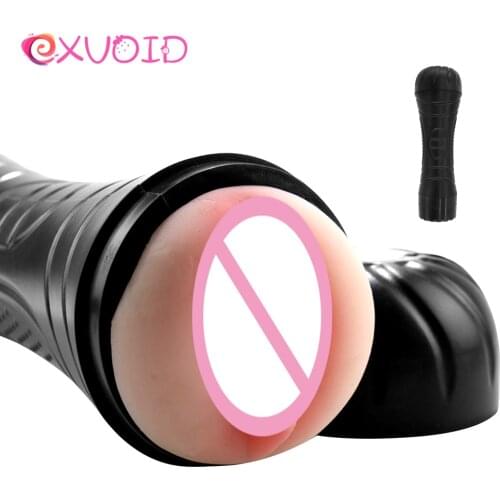 EXVOID Sex Machine Male Masturbator Realistic Vagina Masturbatory Cup No Vibrator Sex Toys for Men Soft Tight Pussy Sex Shop