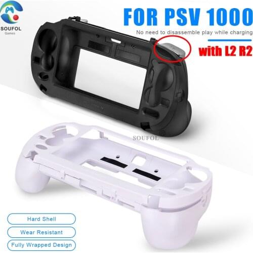 2021 Newest Gamepad Controller Joystick Shell Case for Sony PS Vita Fat / PSV 1000 Game Console Wiht L2 R2 Trigger Grip Buttons