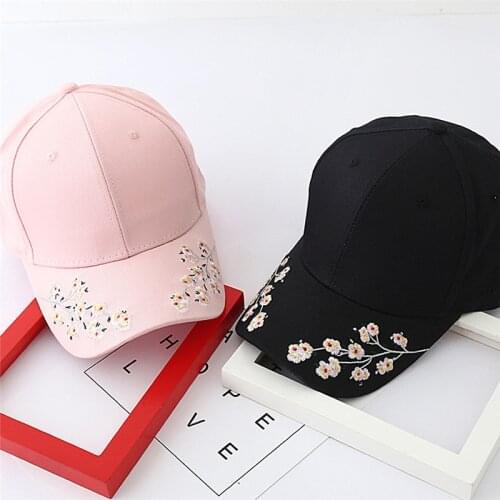 New Floral Baseball Caps Flowers Print Caps Snapback new Fashion Women Leisure hat