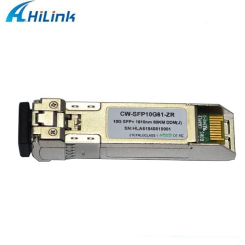 SFP+10G 80km CWDM optical module 1470nm~1610nm 10G CWDM SFP+ Transceivers