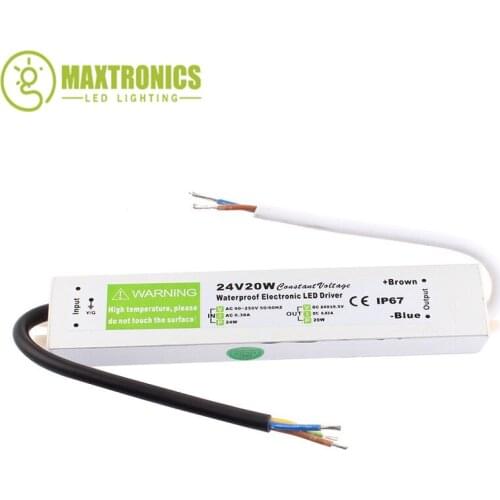 Wholesale price 24V 20W Power Supply AC DC Switch Waterproof IP67 for DC 24V power supply