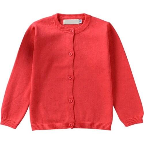 Autumn Winter Cotton Sweater Top Baby Children Clothing Boys Girls Knitted Cardigan Sweater Kids Spring Wear Casual Solid 2021