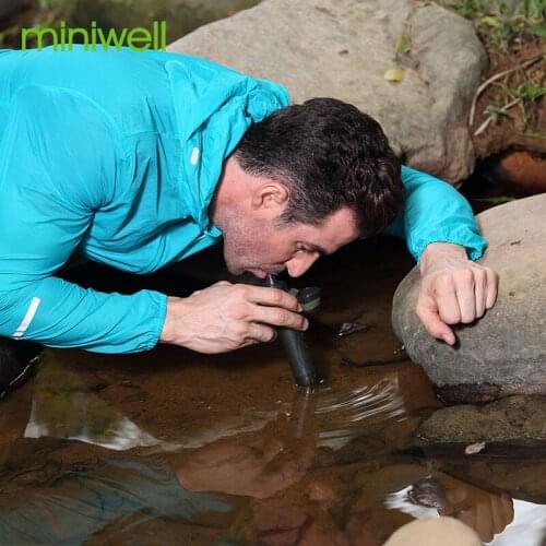 Miniwell Adventuring and camping survival emergency water filter