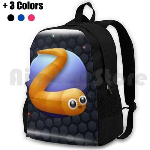 Slither.Io Outdoor Hiking Backpack Riding Climbing Sports Bag Snakeio Snake Io Game Snakio Game Slither Io Slitherio Game Like
