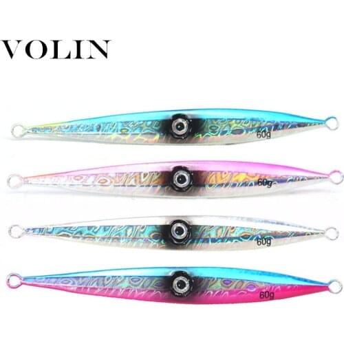 VOLIN New Matel Jigging Fishing Lure 40g 60g 80g 100g 120g 150g 200g 250gSea Fishing Lure Artificial Bait Striped Bass Octopus