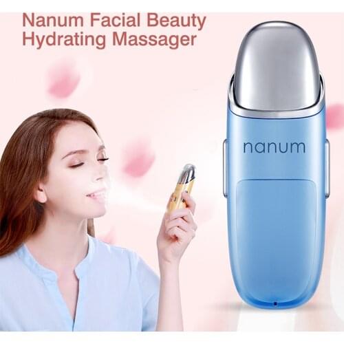 NANUM facial beauty hydrating massager usb mini facial humidifier Care Health Spa Mist Beauty Skin Care Steamer Sprayer