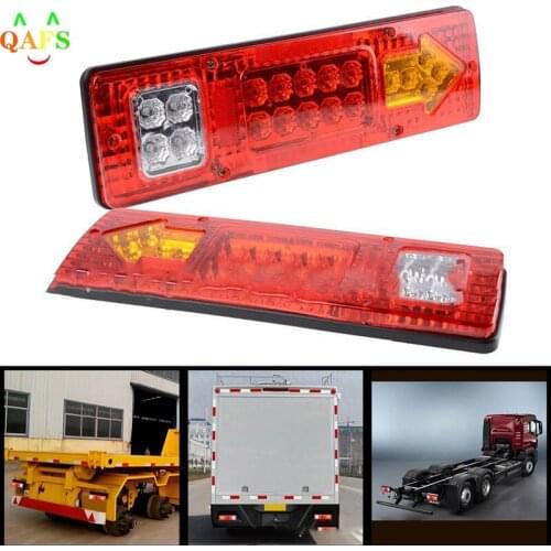 Waterproof Trailer Lorries Truck 19LED Tail Light 12V 24V Turn Signal Lamp Light