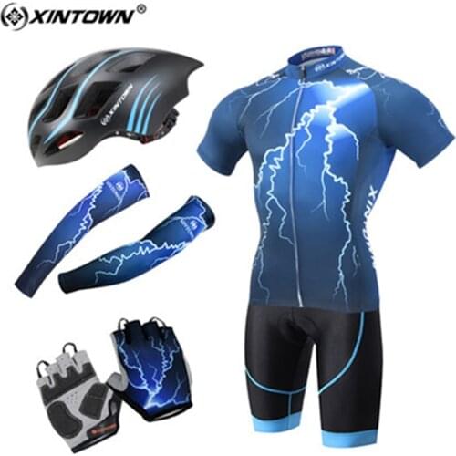 XINTOWN Cycling Set ! Team Wear Outdoor MTB Bike Clothing Riding Bicycle Clothes Maillot Ropa Ciclismo Cycling Jersey Sets