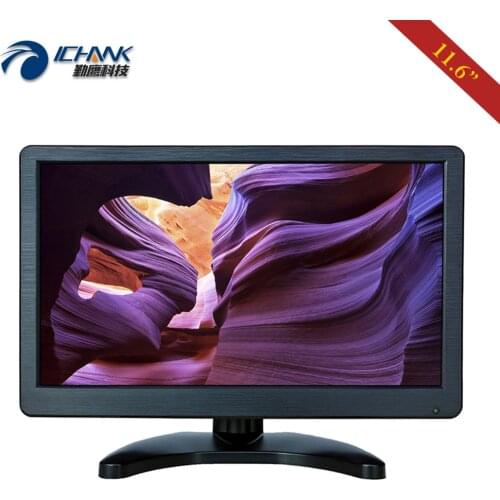 ZB116JN-253/11.6" 12" inch 1920x1080p IPS Widescreen HDMI Portable Built-in Speaker PC Display Monitor For Raspberry Pi PS3 Xbox