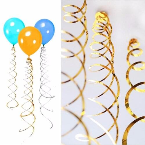 15pcs Spiral Shining Laser Garland For Wedding Party Birthday Christmas Holiday Venue Hanging Decoration