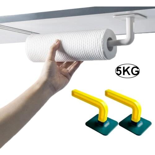 1X Multifunctional Hooks Wall-mounted Storage Hanging Self Adhesive Household Wall Door Storage Holder Kitchen Bathroom Storage