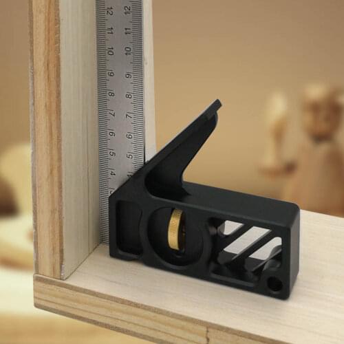 300mm L-shaped Woodworking Activity angle ruler Limit ruler 45/90 degree square ruler steel ruler Scribe measurement tools