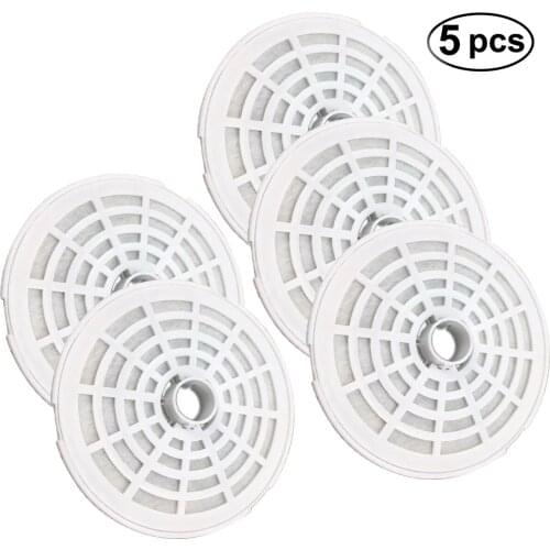 5Pcs Replacement Filters Activated Carbon Filters For Cat/Dog Water Drinking Fountain